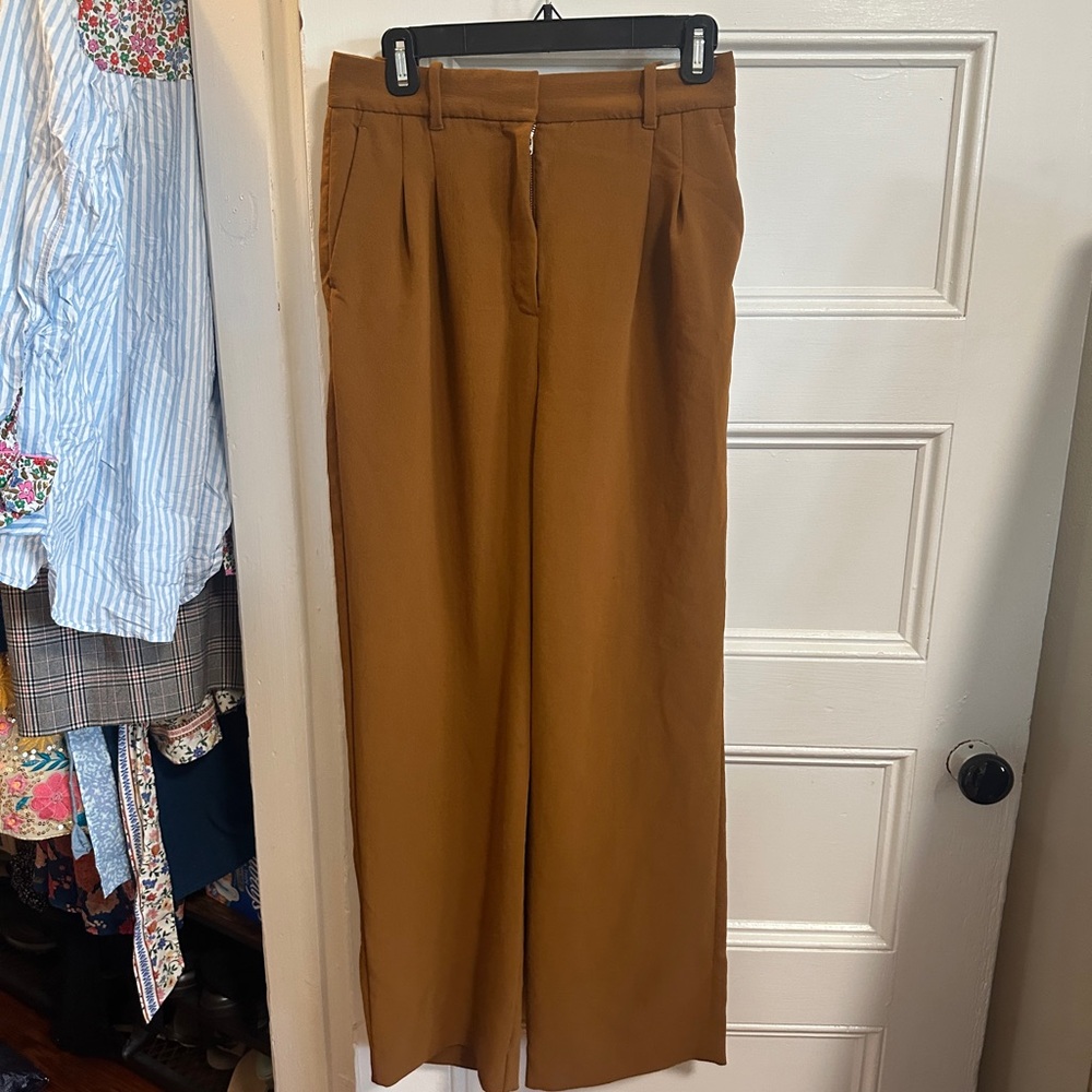 Wilfred aritzia EFFORTLESS PANT RICH CHESTNUT
